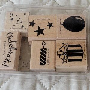 Vintage StampinUp Stamp Set Celebrations 2000